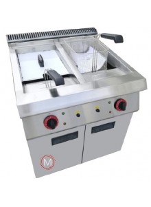 Freidora Con Mueble Eléctrica doble 28L 220v Alto Rendimiento