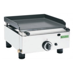 Plancha a gas acero pulido de 6 mm fondo 500