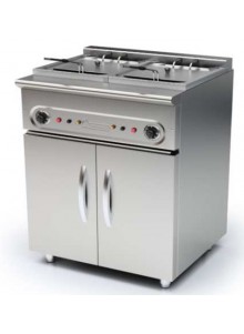 Freidora Con Mueble Eléctrica doble 10L  fondo 550