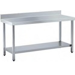 Mesa mural de trabajo con balda fondo 500