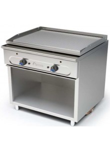 Fry top a gas con mueble fondo 750