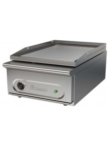 Fry tops eléctricos de sobremesa fondo 750 placa lisa rectificada