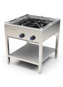 Hornillo de pavimento fondo 750 parrilla cincada