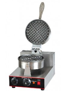 Gofrera simple eléctrica redonda