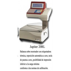 Balanza comercial con tiquet e impresora térmica