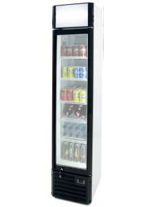 Armario Expositor Refrigerado puerta de cristal Slim Line 160L