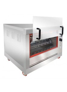 Asador de pollos eléctrico rotativo 16/20 pza