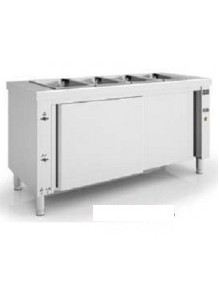 Baño María Eléctrico Con Mueble 1/1 Calor Seco Y Reserva caliente