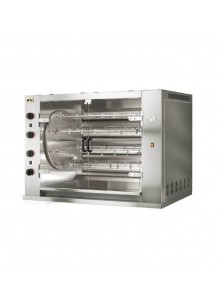 Asador de pollos planetario a gas