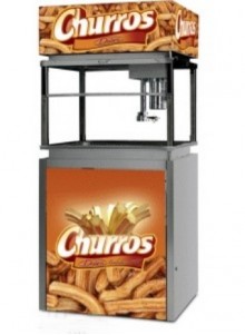 Máquina de churros automática fogón/dosificadora eléctrica