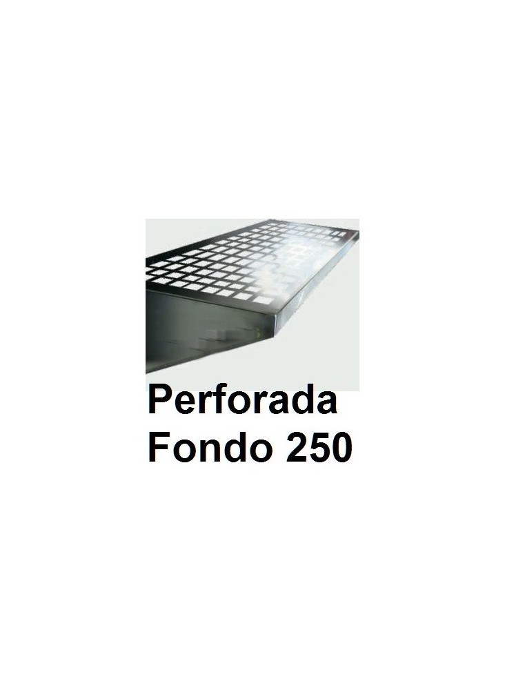 Estantería de pared fija perforada