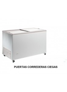 Arcon congelador puertas correderas ciega Conservador de helados fondo 670