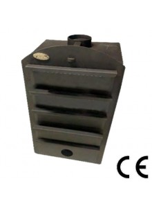 Asador de patatas a gas 3 cajones